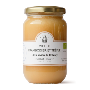 Miel de Framboisier et Trèfle de la rivière le Rebenty - 480g