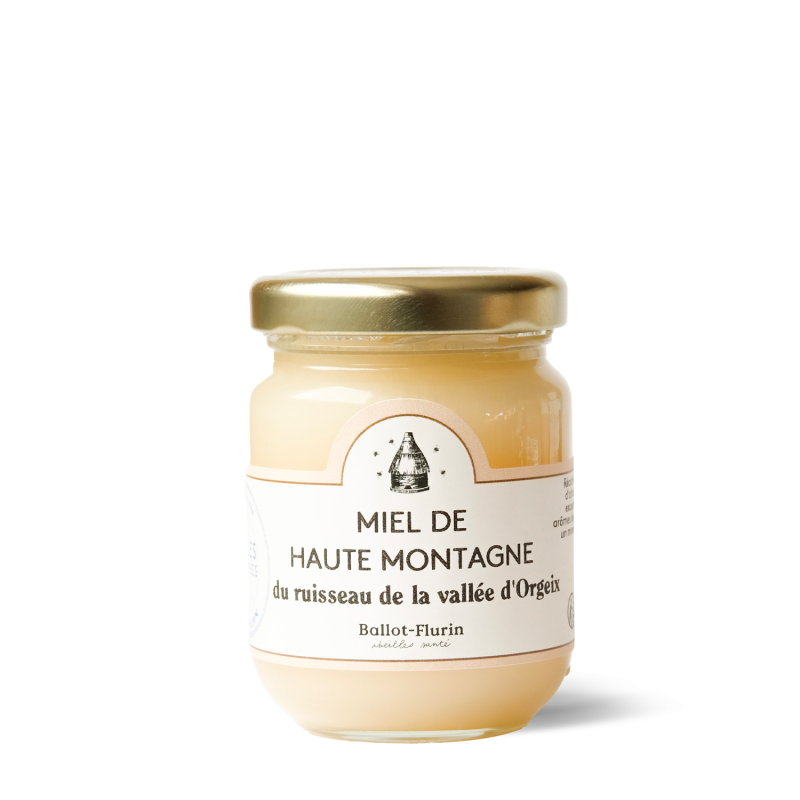 Miel de Haute-Montagne du ruisseau de la vallée d'orgeix - 125g