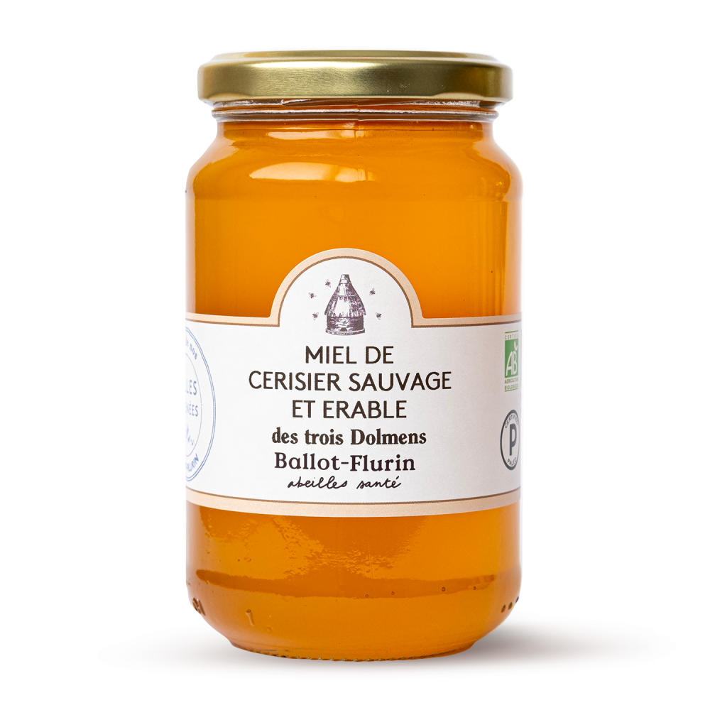 Miel de Cerisier Sauvage et Érable des trois Dolmens Ballot-Flurin - 2