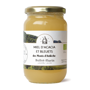 Miel d'Acacia et Bleuets des Monts d'Ardèche